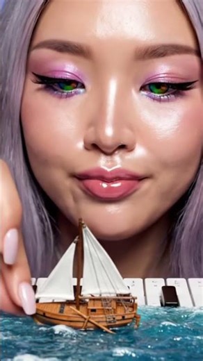 POV: your keyboard is made of tiny boats sailing across an ocean 🌊