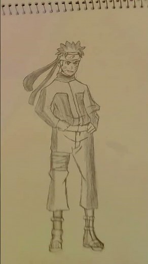 Naruto full body art' 😎😎😈😈😈 #anime #speedsong #phonkmusic