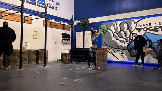 Three-time CrossFit Games athlete Rebecca Fuselier 🇺🇸 won her first CrossFit Open workout by posting the fastest time in Open Workout 24.3 in the Women’s division. Fuselier was the only individual athlete to go sub-8 minutes in the workout, steamrolling through a total of 85 thrusters, 50 chest-to-bar pull-ups, and 35 bar muscle-ups in 7:52. #CrossFit #CrossFitOpen #Fitness #Sports | The CrossFit Games