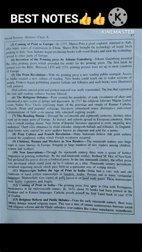 CLASS 10TH SST HISTORY CHAPTER 5TH NOTES - THE NOTES EMPIRE