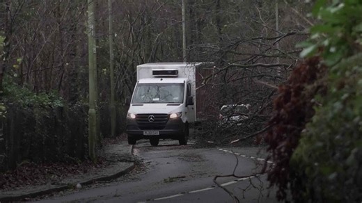 Further ‘disruptive’ strong winds across UK in Storm Darragh aftermath
