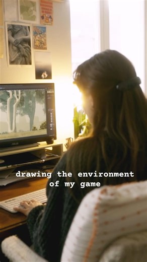 drawing the environment for my first game ! #gamedev #gamemaker #devlog