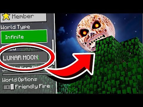 Do NOT Use The LUNAR MOON Seed in Minecraft at 3:00 AM!