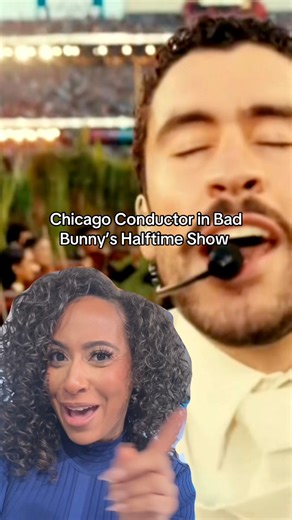 Chicago Bad Bunny Super Bowl Halftime Show connection! @cbschicago . Video: NFL/NBC #badbunny #halftimeshow | Audrina Sinclair