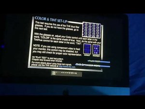 Thx optimizer 2003 finding nemo video test