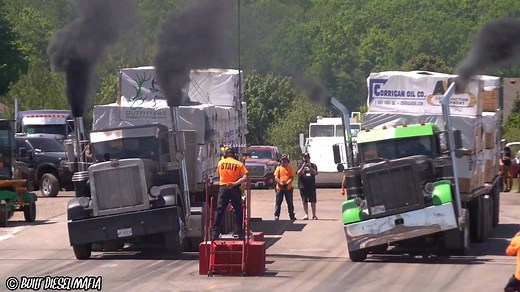 4.5M views · 15K reactions | Great Lakes Big Rig Challenge. Loaded Uphill Semi Drag Racing. #greatlakesbigrigchallenge #onawayspeedway Onaway Speedway #bigrigracing #bigrigs #semis #dragracing #dieseldrags #diesels #diesel #peterbilt #mack #kenworth | BUILT Diesel MAFIA | Facebook