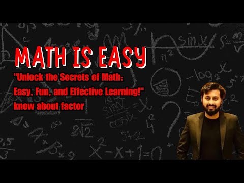 “Understanding Factors | Divisor, Dividend & Remainder Explained with Easy Examples”