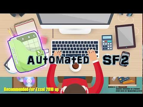 School Form 2 - SF2 ( Automated Attendance Sheet for Students ) SY 2019-2020