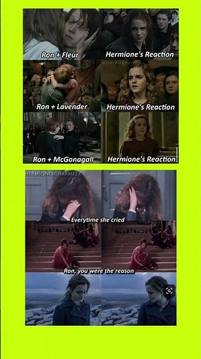 “Every Time Hermione Cried… 💔 | Ron Was The Reason | Harry Potter Emotional Edit” #harrypotter
