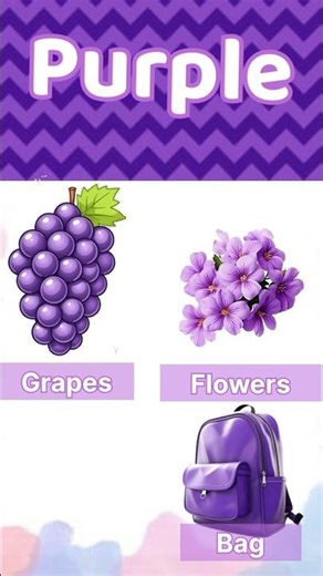 Purple Color for Kids | Learn Colors with Fun Objects | Little Stars TV”