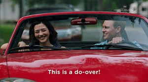 A chance at a do-over at her marriage never "struck" Maggie, until lightning did! ⚡ Go back in time and see if "Love Strikes Twice" this Saturday, with Katie Findlay and Wyatt Nash, part of Fall Harvest! | Hallmark Channel