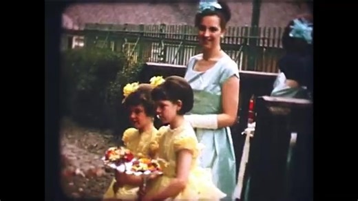 Home movie of a 1963 wedding. | Midcentury Fashion