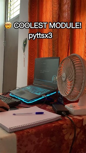 Day 1 of Learning Python 🐍| My Computer Started Talking! 🤯 #shorts #codewithharry #python #coding