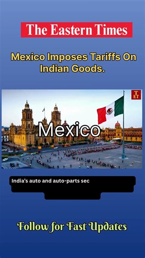 Mexico Hits India with 50% Tariffs! 🇮🇳🇲🇽 Big Global Update