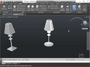15 - Modeling Mesh with Revsurf, Edgesurf, Rulesurf, Tabsurf | AutoCAD 2017 3D Modeling Techniques
