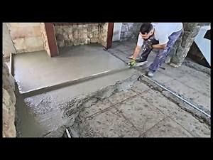 COMO FAZER CONTRAPISO COM CONCRETO! CONTRAPISO ÚNICO! GUIAS DE METALON!