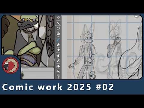 Comic work 2025 02 Over the fall comic pages