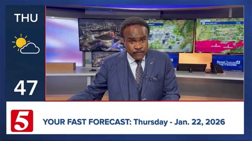 Fast forecast: Thursday, January 22, 2026