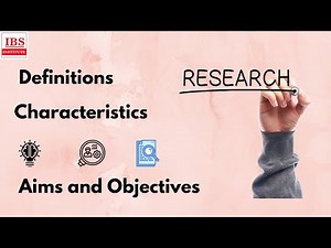 Research meaning characteristics and types ppt - research process and research design must watch!
