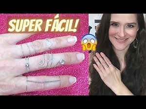 DIY 5 anéis em menos de 5 minutos (fácil e ajustável) | Pricity