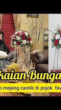 RANGKAIAN BUNGA VAS PILAR /VAS CRISTAL
