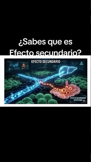 ¿Sabes que es un efecto secundario?