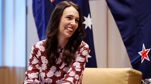 On visit to Australia, NZ PM Jacinda Ardern urges businesses to take on bigger role in climate fight