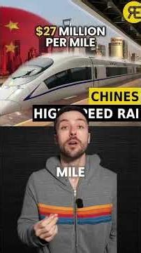 Could the United States ever build a high speed rail system like in China? #china #usa #economy