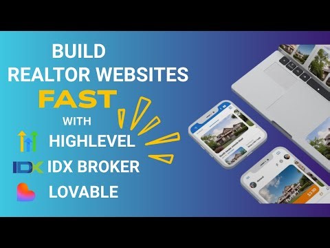 🔥 Build Realtor Websites FAST with HighLevel, IDX Broker & Lovable | Vibe Coding Demo
