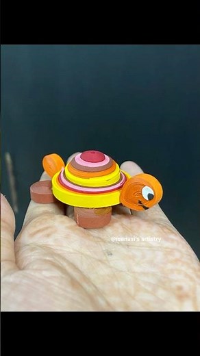 “Cute Turtle 🐢with Paper Quilling | DIY Quilling Crafts”😍#quilling #art #shorts #diy #turtle