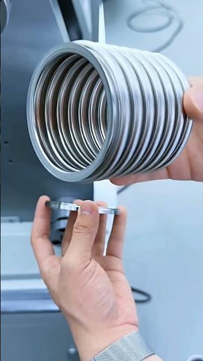 How to weld the vacuum hose bellows #welding #bellow #vacuumbellow #machine #fitting #fittingwelding
