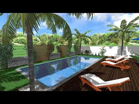 Aménagement de Jardin autour d'une piscine