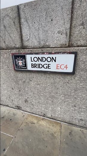 ロンドン橋 街歩きシリーズ！この住所から見える景色は… #街歩き #散歩 #旅 #旅行