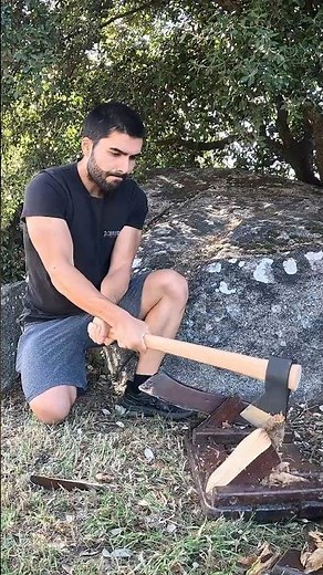 How to Safely Chop Wood with an Axe 🪓