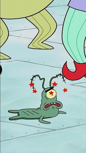 Every Time Plankton Gets Squished! 🥾🦠 | SpongeBob #shorts