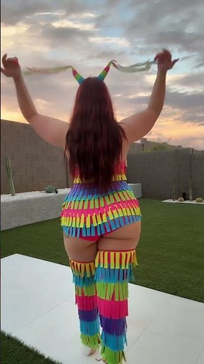 Just add the stick and some candy 🍬 to complete this Piñata costume 🪅 | Ruby Red