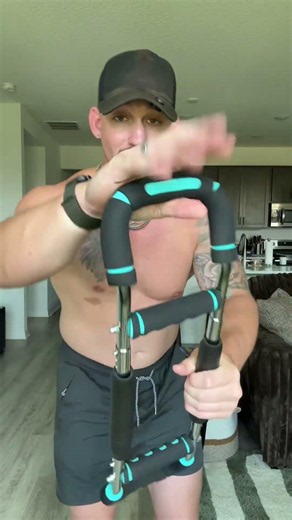 Portable resistance trainer for travel or home #workout #homeworkout #exerciseequipment #gym