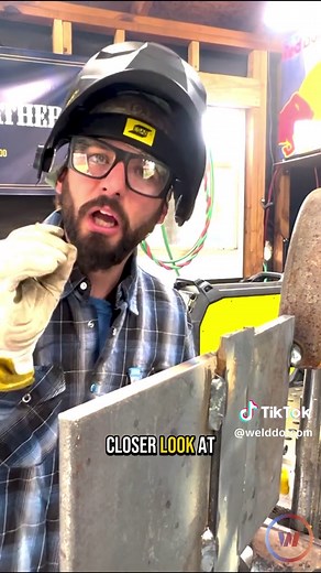 When welding caps on your 3G plate with FCAW, it's important to keep a close eye on the left side of your bead. Make sure it flows just over the bevel edge and ties into the plate to keep it straight all the way up. Don't worry too much about the right side as it will be covered by the next pass. Focus on keeping the left side straight and consistent all the way up. Watch the full video on YouTube https://youtu.be/aq-0aRJuI_A #fcaw #fluxcore #mig #migwelding #weldtest #welding #welddotcom