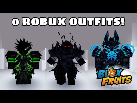 0 ROBUX BLOX FRUITS OUTFITS AVATAR!🤑😎(*Compilation*)