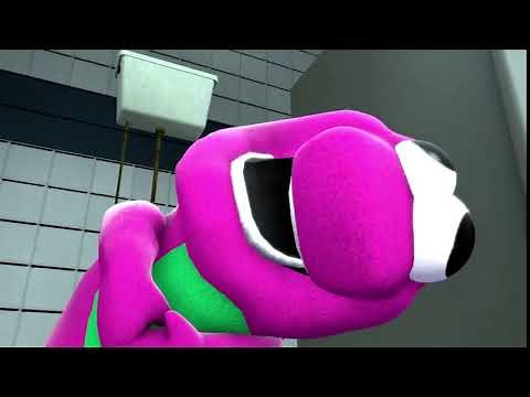 barney takes a loud meme fart dump