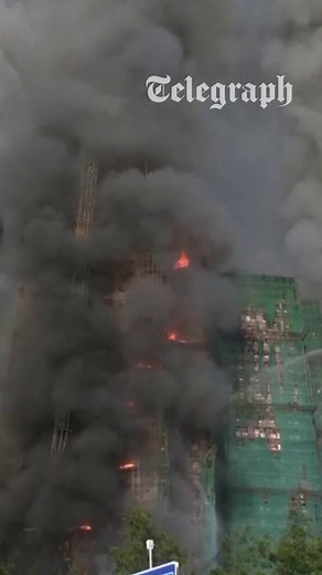 24K views · 481 reactions |  At least four people were killed when a fire engulfed several high-rise buildings in Hong Kong on Wednesday, with some residents remaining trapped inside. Read more ⬇️ https://www.telegraph.co.uk/world-news/2025/11/26/four-dead-after-fire-rips-through-hong-kong-tower-block/ | The Telegraph | Facebook