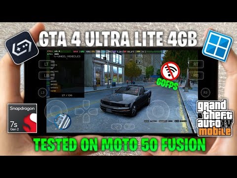 How to Play GTA 4 on Android | Moto Edge 50 Fusion Snapdragon 7s Gen 2 Performance Test