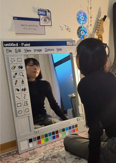 MSペイントでのユニークアート制作