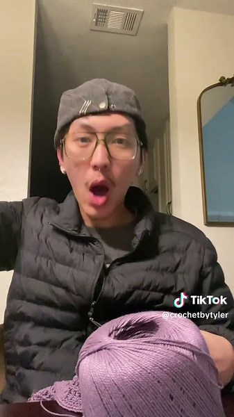 wait filet crochet is awesome… #crochet #crochetbytyler #fyp #crochetersoftiktok #campfloggnaw