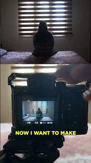 How to make any shot look cinematic (Camera settings) #cinematicvideo #camerasettings #filmmakingtip