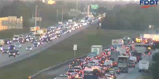 Northbound lanes on I-75 shutdown as cooking oil spills through the street