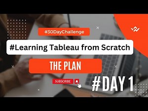 #30daychallenge of Learning #Tableau Day 1 - The Plan