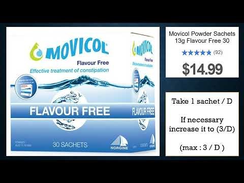 Movicol sachet, 1D, ostmotic laxative, macrogol, constipation, OTC, Roze Pharm