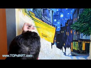 Vincent van Gogh - Cafe Terrace at Night | Painting Reproduction