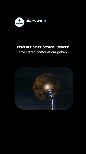 This is how our solar system travels around the Milky Way!